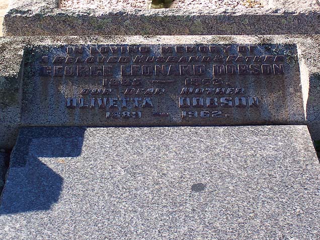 GEORGE LEONARD DOBSON