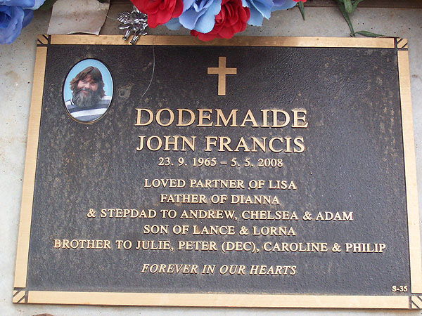 JOHN FRANCIS DODEMAIDE