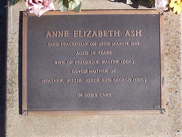 ANN ELIZABETH ASH
