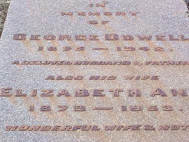 ELIZABETH ANN DOWELL