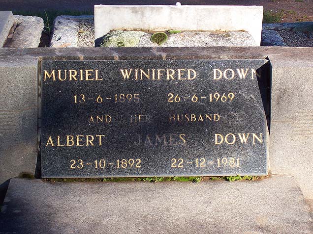 ALBERT JAMES DOWN