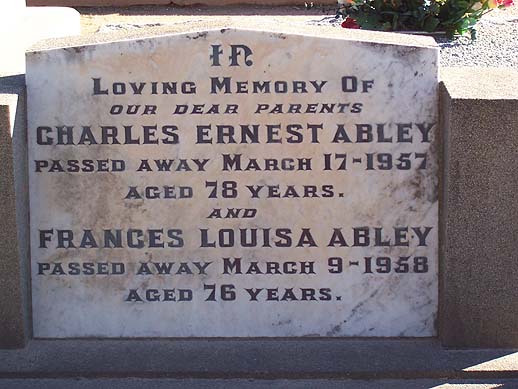 CHARLES ERNEST ABLEY