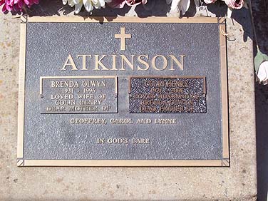 COLIN HENRY ATKINSON