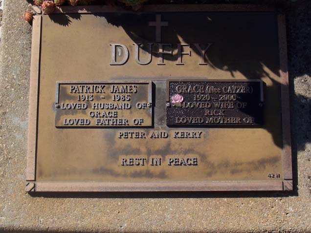 PATRICK JAMES DUFFY