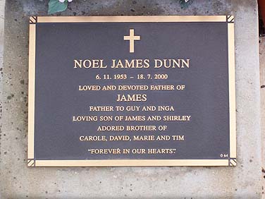 NOEL JAMES DUNN