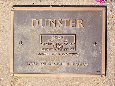 DENIS KEITH DUNSTER