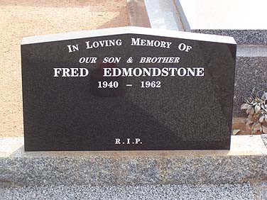 FREDERICK ROBERT EDMONDSTONE