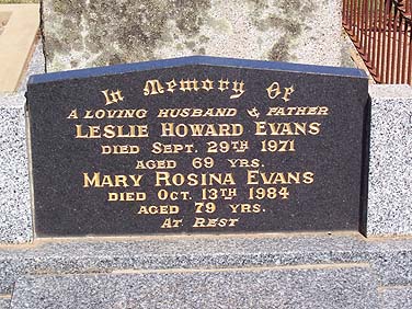 MARY ROSINA EVANS