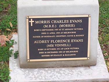 MORRIS CHARLES EVANS