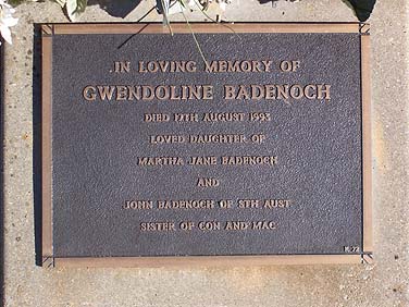 ELSIE GWENDOLINE BADENOCH