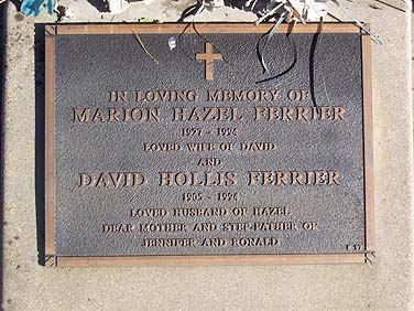 MARION HAZEL FERRIER