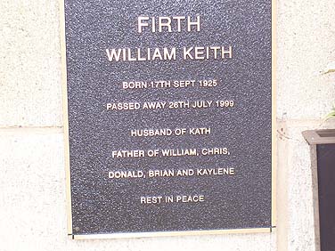 WILLIAM KEITH FIRTH