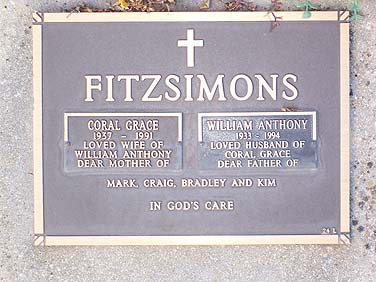 WILLIAM ANTHONY FITZSIMONS