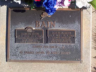 EDWARD KEITH BAIN