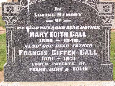 FRANCIS GIFFEN GALL