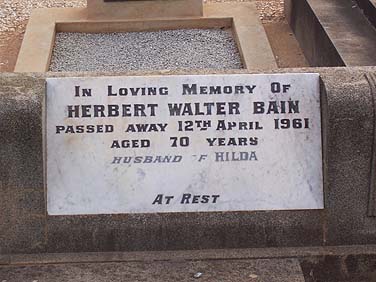 HERBERT WALTER BAIN