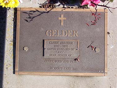 CLAUDE ABRAHAM GELDER