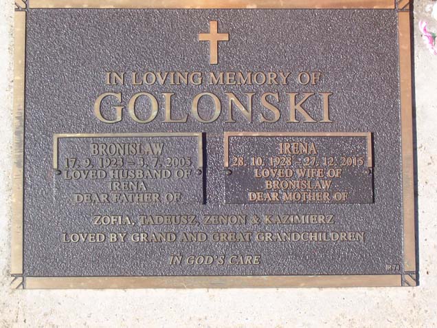 BRONISLAW GOLONSKI