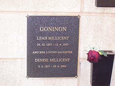 LEAH MILLICENT GONINON