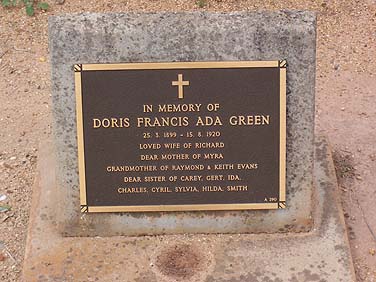 DORIS FRANCES ADA GREEN