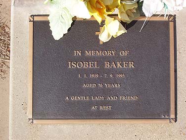 ISABEL KATHLEEN BAKER