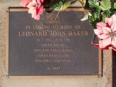 LEONARD JOHN BAKER