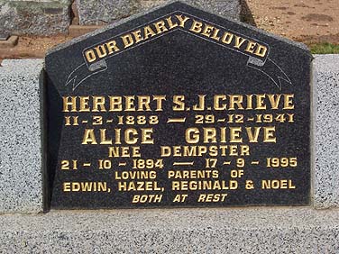 HERBERT SAMUEL GRIEVE