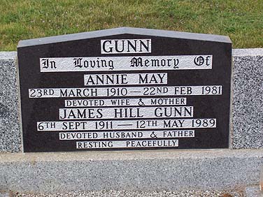 JAMES HILL GUNN