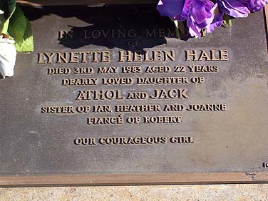 LYNETTE HELEN HALE