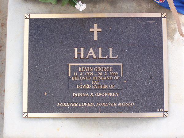 KEVIN GEORGE BERNARD HALL