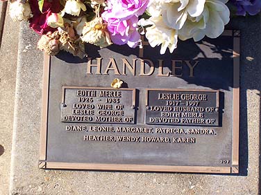 EDITH MERLE HANDLEY