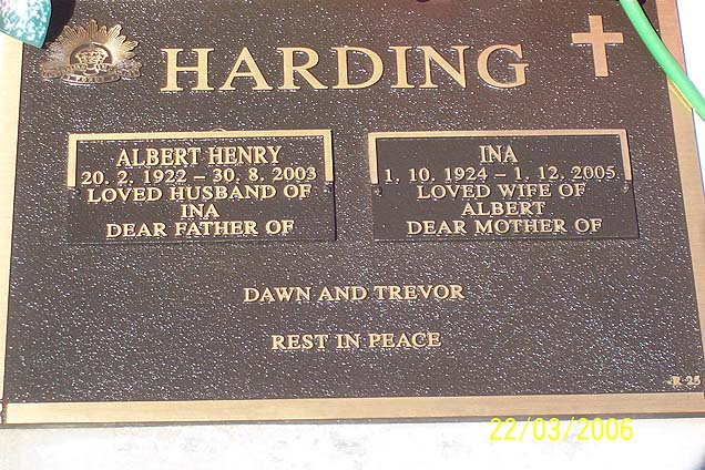ALBERT HENRY HARDING