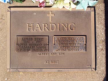 MAUDE MARGARET HARDING