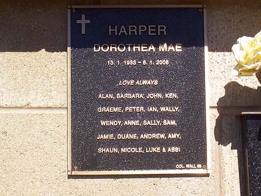 DOROTHEA MAE HARPER