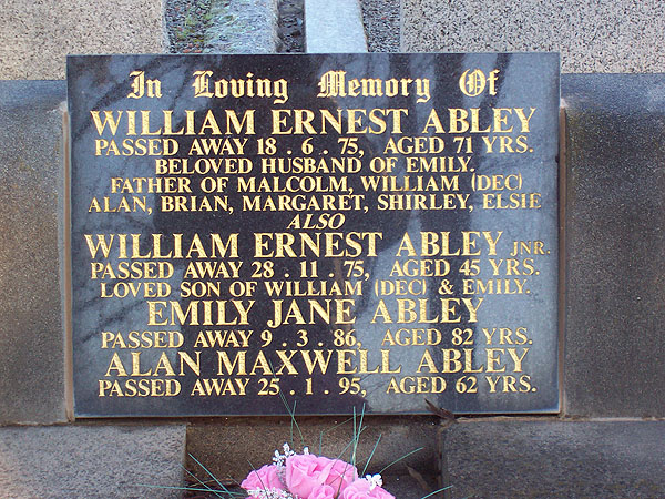 WILLIAM ERNEST ABLEY