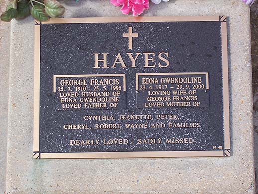 GEORGE FRANCIS HAYES
