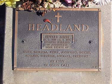 EDWARD JAMES HEADLAND