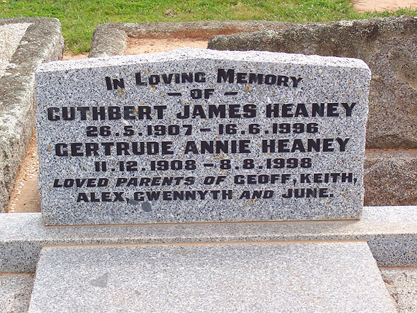 CUTHBERT JAMES HEANEY