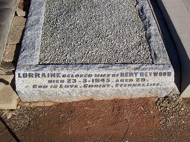 LORRAINE SUSAN HEYWOOD