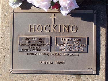 HOWARD REX HOCKING