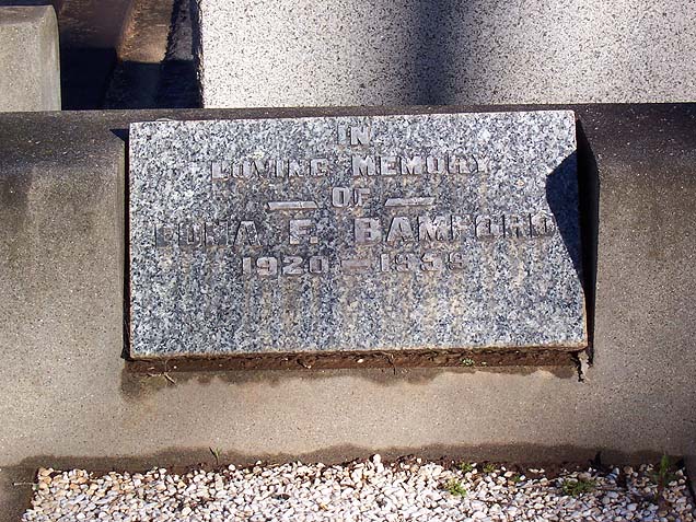 EDNA FRANCIS BAMFORD