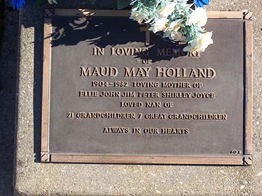 MAUDE MAY HOLLAND