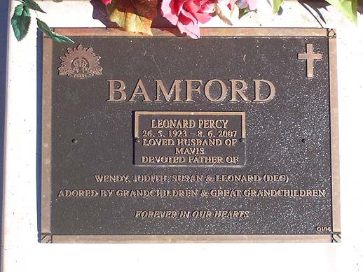LEONARD PERCY BAMFORD