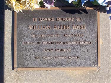 WILLIAM ALLEN HOSE