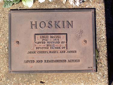 McCOLL LESLIE HOSKIN