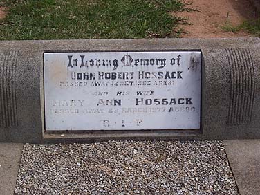 JOHN ROBERT HOSSACK