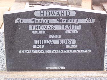 THOMAS LESLIE HOWARD