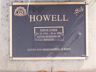 LESLIE JAMES HOWELL
