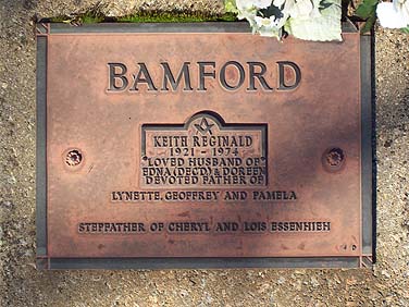 REGINALD KEITH BAMFORD