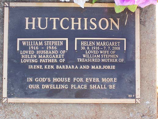 HELEN MARGARET HUTCHISON